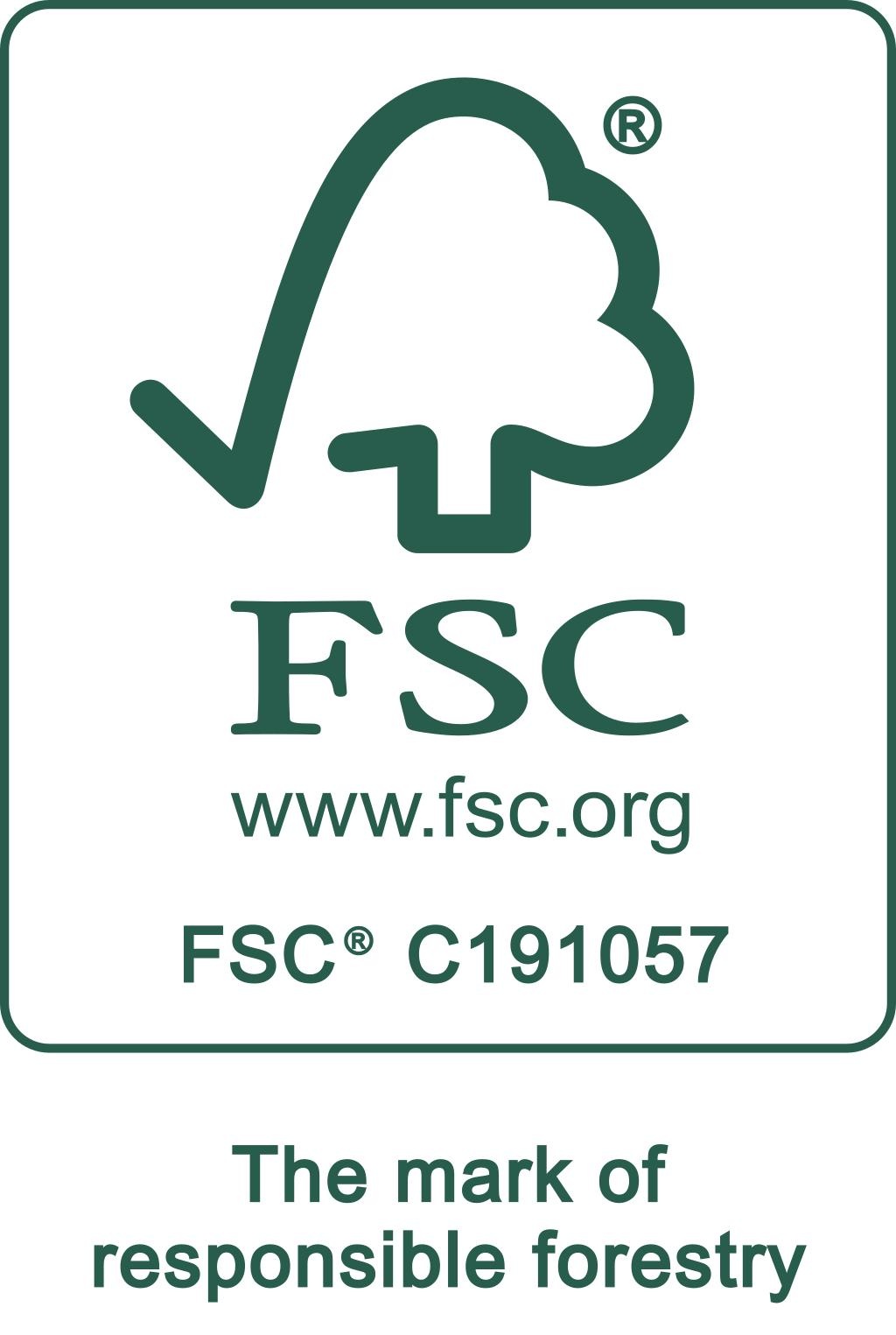 FSC-Logo für verantwortungsvolle Waldwirtschaft bei der Druckerei Jork in Wien